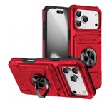 iphone 17 16 15 14 13 Pro Max Shockproof Armor Phone Cases with Magnetic Ring Holder