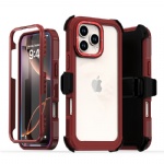 iphone 16 15 14 13 Pro Max Belt Clip Phone Cases With 3 in 1 Shckproof Armor Design