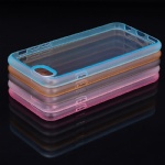 Special iphone 7 TPU soft case with frosted sides