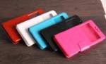 Nice unversal PU+silicone protective case with sliding design
