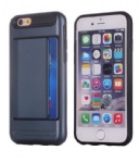 Anti-shock hard cover with money clip wallet case for iphone 7