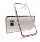 Slim protective clear TPU case for Samsung S7 edge