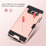 Full Body Protective Hybrid Armor Protective Case Cover for Samsung Galaxy Note 7 with Card Slot