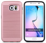 Brushed armor heavy duty cover for Samsung galaxy S6