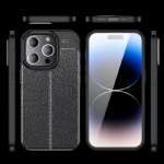 For iPhone 16 15 14 Pro Max High quality leather design Soft Flexible TPU Cell Phone Cases